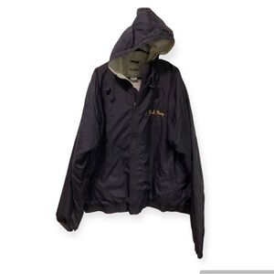 Acadia  Navy Blue Jacket Coat Size XXLarge Full Front Zip Pockets Hoodie US Navy